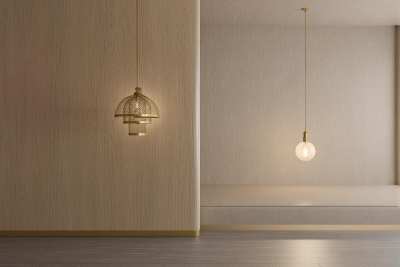 现代玻璃吊灯3D模型下载